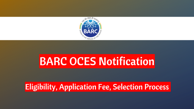BARC OCES Notification