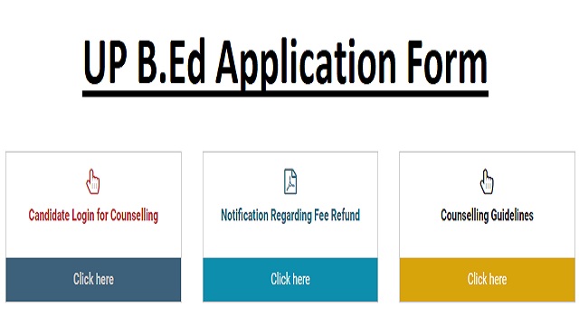 UP BEd 2024 Application Form 