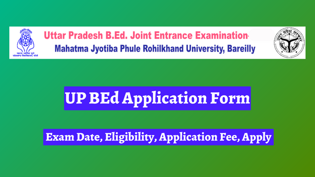 UP BEd Application Form