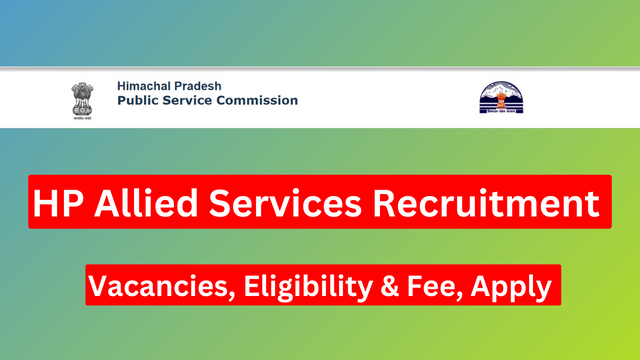 HP Allied Services Recruitment